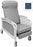 Winco Convalescent Recliner Blueridge Vinyl 5 Inch Total Lock Casters 5 Inch Total Lock Casters - 5261-17-TB