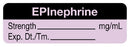 United Ad Label UAL Pre-Printed Label Anesthesia Label Epinephrine | Strength___________ mg/mL | Exp. Dt./Tm._________ Lavender 1/2 X 1-1/2 Inch - ULAL053