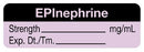 UAL - Drug Label Anesthesia Label EPInephrine Strength_mg/mL Exp dt/tm_ Black / Lavender 1/2 X 1-1/2 Inch - ULAL053