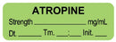 UAL - Drug Label Anesthesia Label Atropine Strength_mg/mL Dt tm Int Green 1/2 X 1-1/2 Inch - ULAL077-D