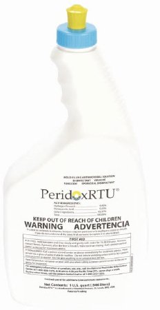 Contec PeridoxRTU - Surface Disinfectant Cleaner Peroxide Based Manual Pour Liquid 32 oz. Bottle Vinegar Scent Sterile - 19-084-205