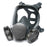 9000 Series - Reusable Respirator Industrial Full Face Elastic Strap Medium Gray - 9002