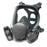 Moldex-Metric 9000 Series Particulate Respirator Mask Full Face Elastic Strap Medium Gray - 9002
