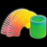Kids Love Stickers - 24 Per Unit Glow Rainbow Spring Toy Toy Chest 1.25 Inch - 5266