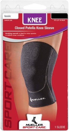 Mueller - Knee Sleeve Medium Pull-On 14 to 16 Inch Knee Circumference Left or Right Knee - 52642