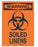 Fisher Scientific Brady Caution Sign Warning Soiled Linens - 19106747