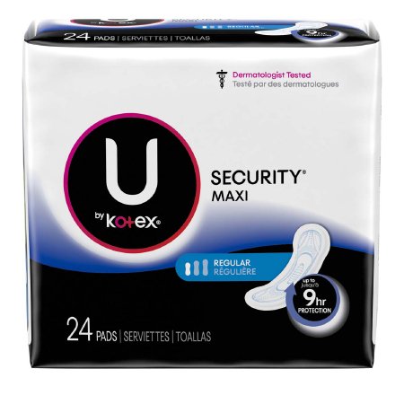 Kimberly Clark U by Kotex Security Feminine Pad Maxi Regular Absorbency - 49061