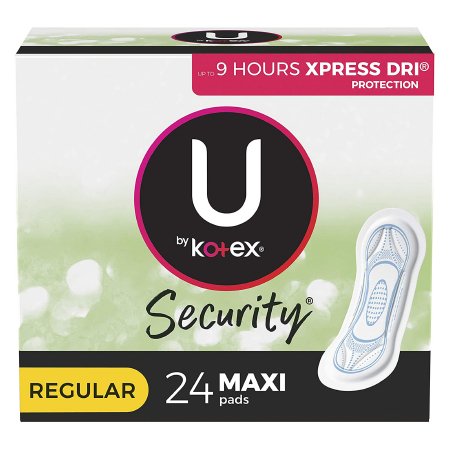 U By Kotex Security - Feminine Pad U by Kotex Security Maxi Regular Absorbency - 49061