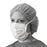 Medline - Surgical Mask Pleated Tie Closure One Size Fits Most White NonSterile Not Rated Adult - NON27386