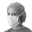 Medline - Surgical Mask Pleated Tie Closure One Size Fits Most White NonSterile Not Rated Adult - NON27386
