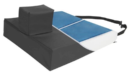 Protekt - Wedge Seat Cushion 18 W X 16 D X 2 H Inch Foam / Gel - 76161GP