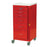 Harloff Mini Line Emergency Cart Steel 18 X 18 X 40 Inch 6 Drawers Hammertone Blue - 3156B