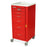 Mini Line - Emergency Cart Steel 18 X 18 X 40 Inch Hammertone Blue (3) 3 Inch, (2) 6 Inch, (1) 9 Inch Drawers, 15 X 16.75 Inch Internal Drawer - 3156B