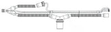 LTV Series - Ventilator Circuit Corrugated Tube 72 Inch Tube Dual Limb Pediatric Without Bag Single Patient Use - 29662-001