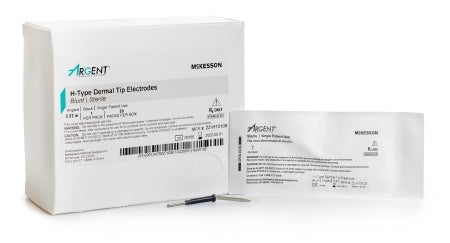 McKesson - Dermal Tip Electrode Blunt Angled Blade Tip Disposable Sterile - 22-H10108