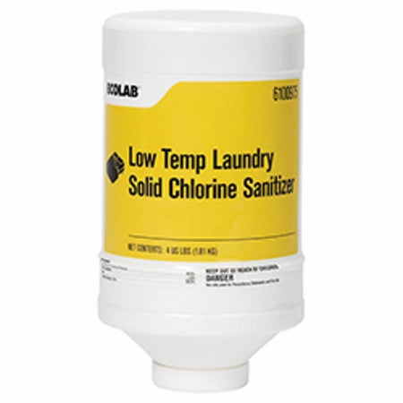 Ecolab SANITIZER, LAUNDRY LOW-TEMP SOLID CHLORINE 4LB (2/CS) - 6100975
