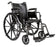 Drive Medical Cruiser II Wheelchair Dual Axle Desk Length Arm Flip Back, Removable Arm Style Mag Wheel Black 16 Inch Seat Width 250 lbs. Weight Capacity - K216-SF