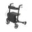 HealthSmart Gateway - 4 Wheel Rollator Black Adjustable Height / Lightweight / Folding Aluminum Frame - 501-5012-0200
