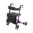 HealthSmart Gateway - 4 Wheel Rollator Purple Adjustable Height / Lightweight / Folding Aluminum Frame - 501-5012-1110