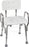 Mabis Healthcare Mabis Shower Chair Fixed Arm Aluminum Frame With Backrest 16 to 20 Inch Height - 522-1733-1900