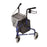 Mabis Healthcare DMI 3 Wheel Rollator Royal Blue Folding Aluminum Frame - 802-2014-2100