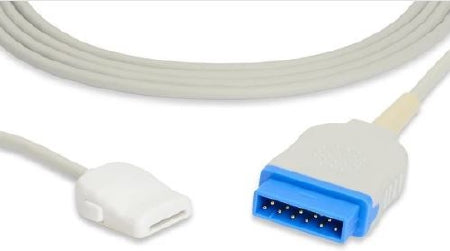 Auxo Medical - SpO2 Adapter 7 Foot Cable For use with Datex Ohmeda: Giraffe Infant Warmer; Draeger: Narkomed 6400; GE Healthcare > Corometric - AM-E708M-21P0