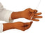 Alimed XGuard Radiation Reducing Glove Size 7.5 Sterile Pair Lead / Latex Extended Cuff Length Textured Fingertips Brown Not Chemo Approved - 925920/NA/NA/SIZE 7.5