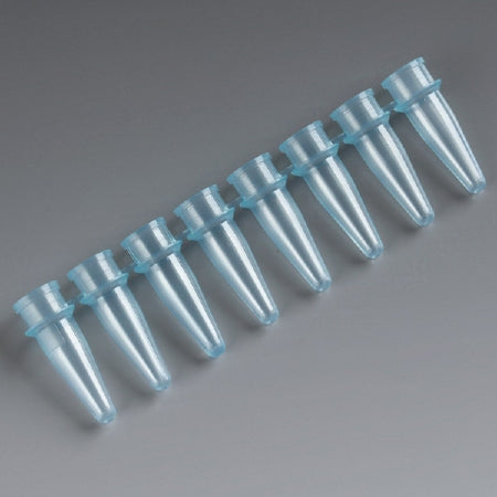 Globe Scientific PCR Tube Conical Bottom Plain 200 µL Without Color Coding Without Closure Polypropylene Tube - 110575B