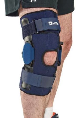 AliMed Knee Brace - Knee Brace Small Wraparound / Hook and Loop Strap Closure 12 to 13-1/2 Inch Knee Circumference Left or Right Knee - 66299/NA/NA/SM
