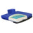 New York Orthopedic APEX CORE Pommel Seat Cushion 16 W X 16 D X 3 H Inch Foam / Gel - 9599-GP-161603