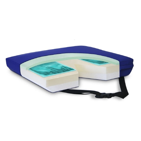 New York Orthopedic APEX CORE Coccyx Seat Cushion 20 W X 18 D X 3 H Inch Foam / Gel - 9599-GC-221803