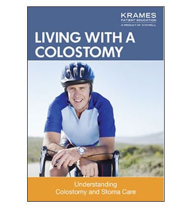 Krames - Patient Booklet Living with a Colostomy - 12104