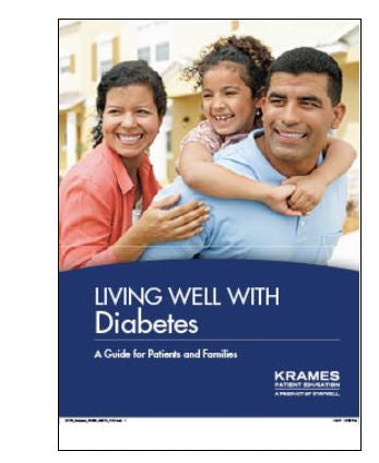 Krames Corporation Krames Patient Booklet Living Well with Diabetes Workbook - 12170