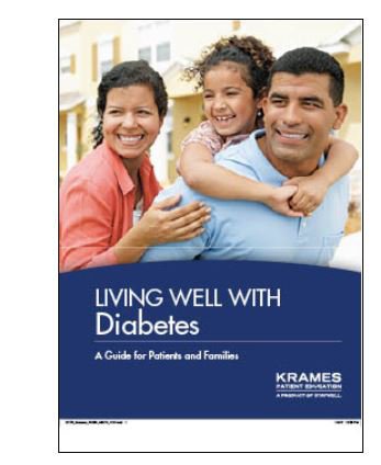 Krames - Patient Booklet Living Well with Diabetes Workbook - 12170