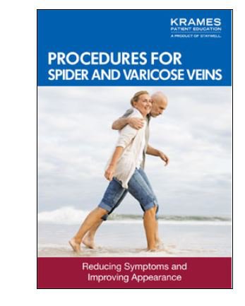 Krames - Patient Booklet Procedures for Spider and Varicose Veins - 12210