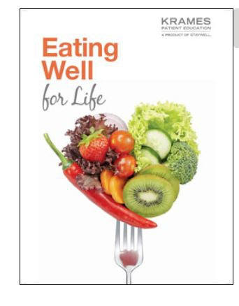 Krames Corporation Krames Patient Booklet Eating Well for Life - 12292