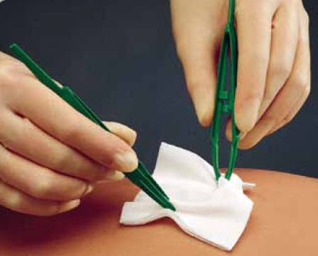 Molnlycke Mesalt Impregnated Dressing 8 X 8 Inch / 4 X 4 Inch Folded Viscose / Polyester Sodium Chloride Sterile - 286080