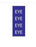 Key Surgical - Blank Label Tape Instructional Label Purple, White Vinyl 1/4 Inch - T-605-06