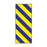 Key Surgical Key Surgical ID Sheet Tape Chart Tab Striped Pattern Purple / Yellow 8-1/2 X 11 Inch - T-320-0506
