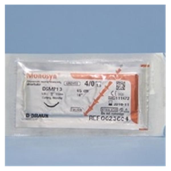 TissueSeal Suture 4-0 Glyconate Dsmp13 Monosyn Undyed 18" Monofilament 36/Bx - C0023604