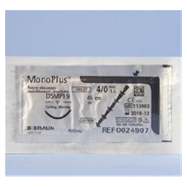 TissueSeal Suture 4-0 Polydioxanone Dsmp19 Monoplus Violet 18" Monofilament 36/Bx - C0024907