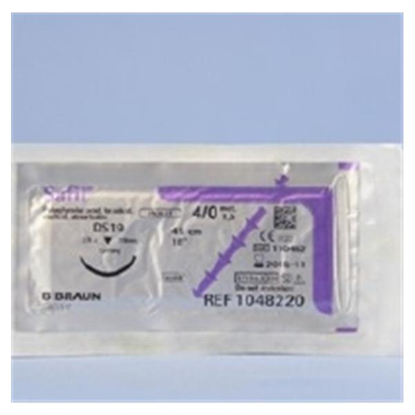 TissueSeal Suture 4-0 Polyglycolic Acid Ds-19 Safil Violet 18" Braid 36/Bx - C1048220