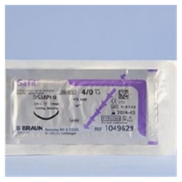 TissueSeal Suture 4-0 Polyglycolic Acid Dsmp19 Safil Undyed 18" Braid 36/Bx - C1049629