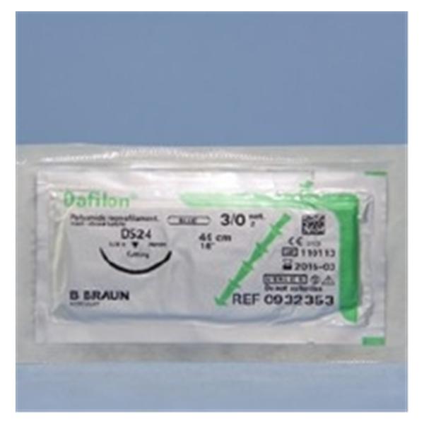 TissueSeal Suture 3-0 Polyamide Ds-24 Dafilon Blue 18" Monofilament 12/Bx - G0932353