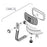 Midmark Corporation Kit Backrest For 270-276 Ritter Stool Shadow Gray Ea - 9A366001-232