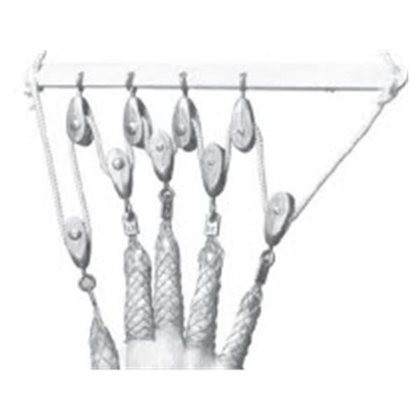 Zimmer Apparatus Traction Adult Complete Set Finger Stainless Steel Mesh 5/St - 32500000