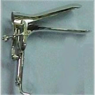 MedGyn - Electrosurgical Vaginal Speculum Graves NonSterile Surgical Grade Coated Stainless Steel Large 30 mm Yoke Opening with DSE Loop Reusable Without Light Source Capability - 038032
