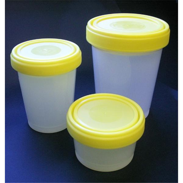 Globe Scientific Container Histology 5-3/8X4-3/8" 1000Ml Clr Polypropylene Ylw Scrwcp 100/Ca - 6545