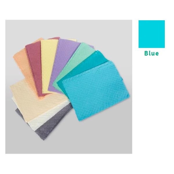 Tidi Products Bib Towel Tidi Choice Diamond 13 In X 18 In Blue 2 Ply Tissue / Poly 500/Ca - 919463