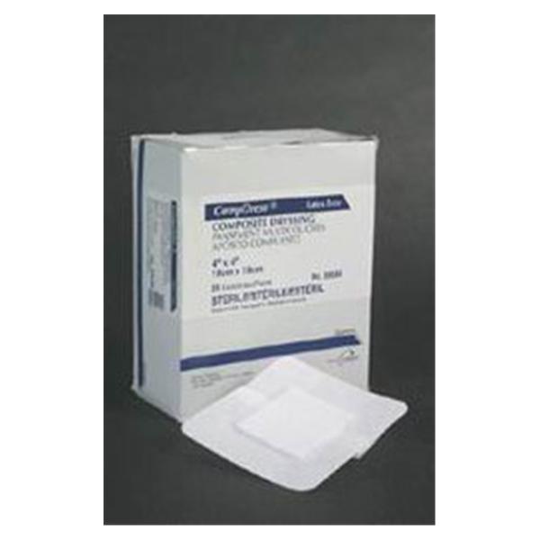 Integra LifeSciences Corp Dressing Island Compdress Flm 4X6" Strl Adhs Non-Adherent Absorbent Lf 100/Case - 89046